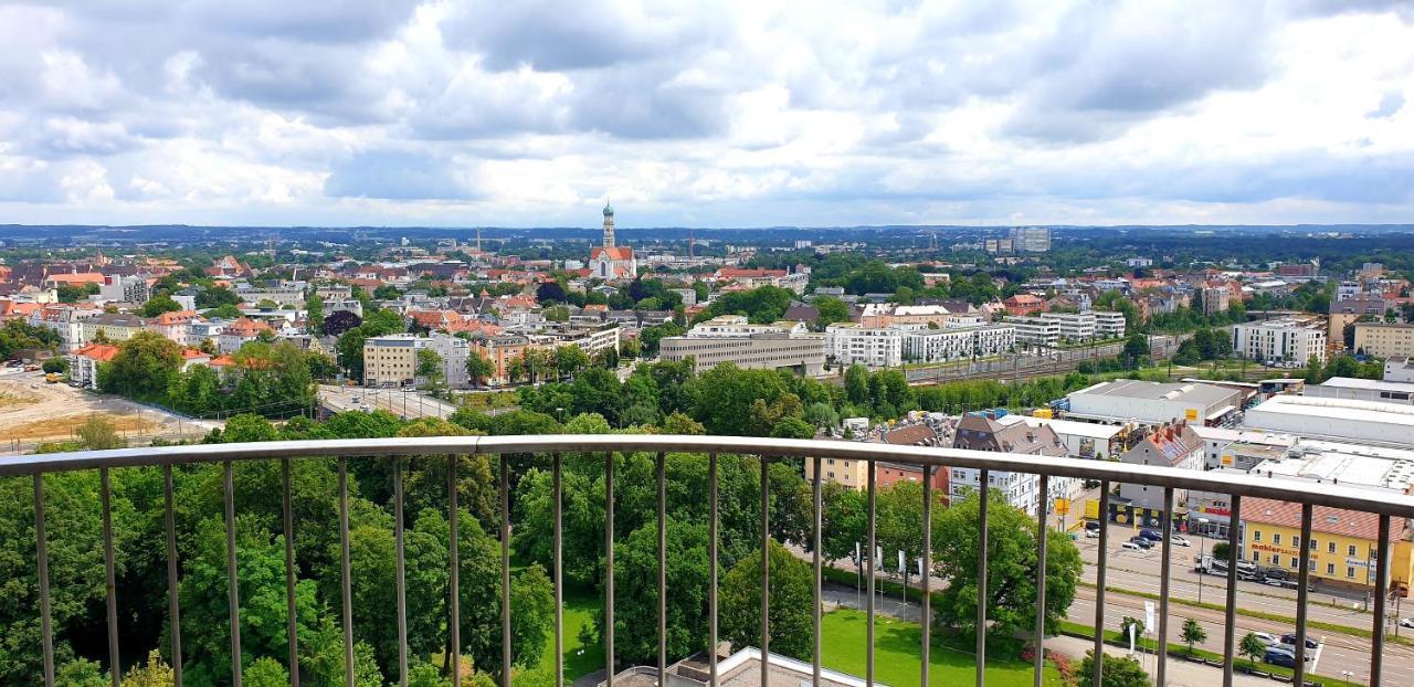 Suite-Xxi City View Hotelturm Augsburg Ngoại thất bức ảnh